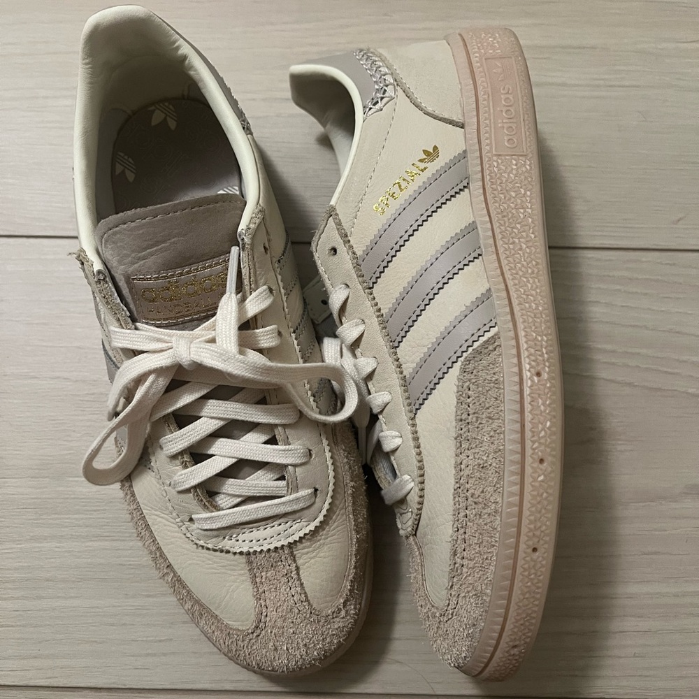 Adidas Beige and Cream Handball Spezial Sneakers - Picture 3 of 6
